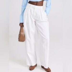 STAUD LUISA WHITE PANTS 🤍